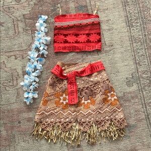 Disney Moana Costume - Halloween size 4-6x
